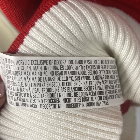 FOREVER 21 + WILSON COLLABORATION TENNIS SWEATER MULTI COLOR STRIPED SLEEVE NWT - Picture 11 of 13